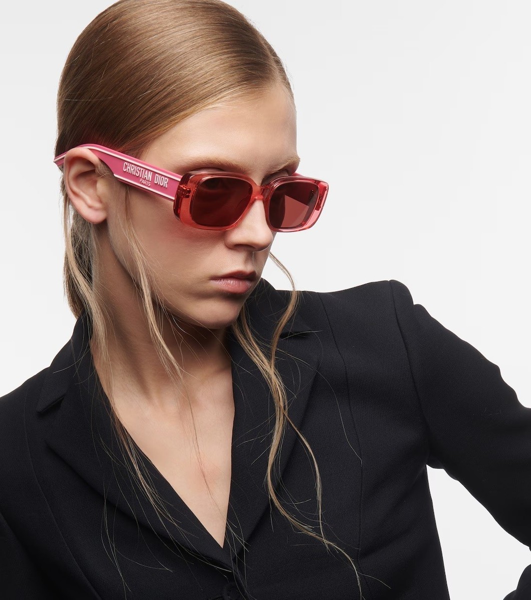 Dior Women Sunglasses Fuchsia Bordeaux Rectangle WILDIOR S2U 73D0