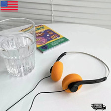 Retro Over-Ear Headphone Vintage Underwire Headphone for Walkman 