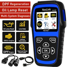 NEXAS NL102 Plus Diesel Heavy Duty Truck Diagnostic Scanner DPF Regen Oil Reset