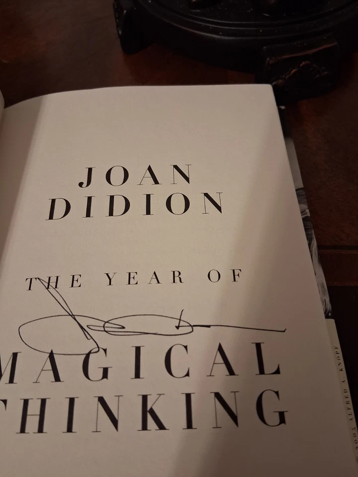 Joan Didion The Year Of Magical Thinking Signed First Edition Rare Foto 2 de 4