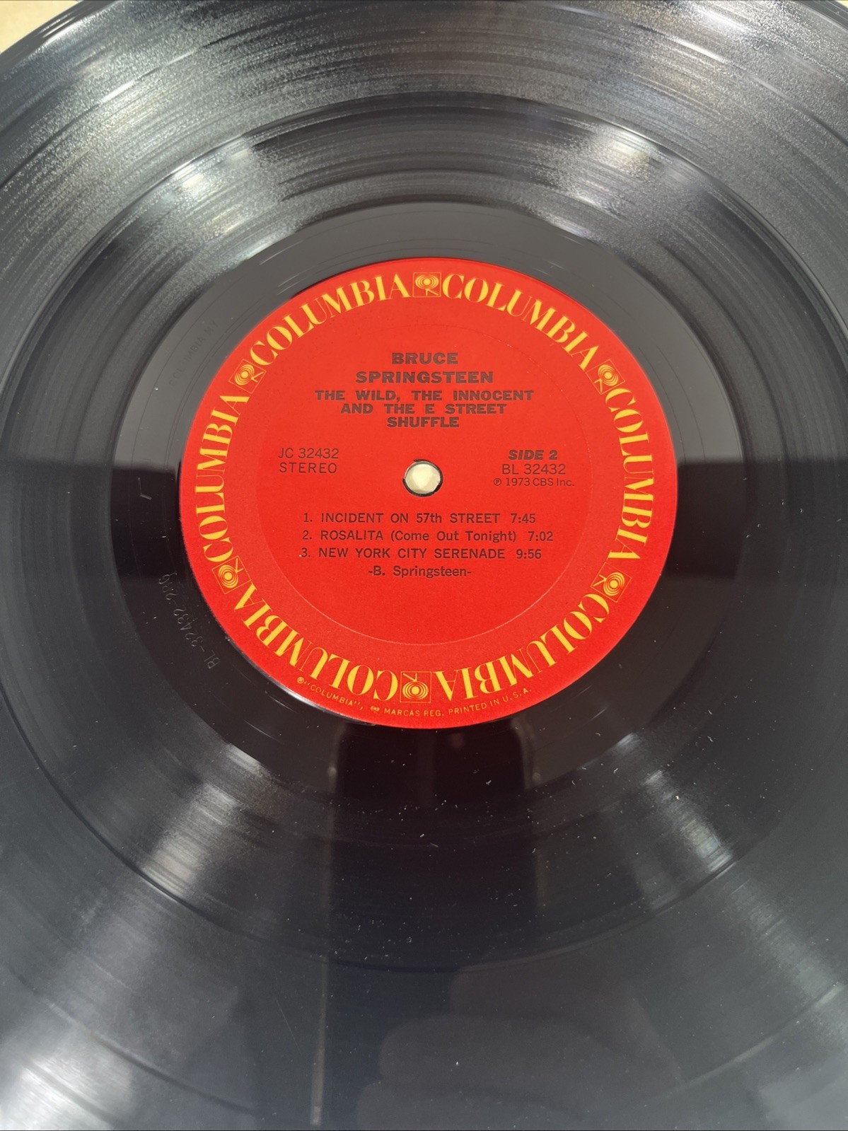 BRUCE SPRINGSTEEN The Wild The Innocent Vinyl Lp JC 32432 1973 Tested VG+ thumbnail 11