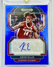 2022 Panini Prizm Draft Picks Blue Rookie Auto #DP-KEO Keon Ellis RC /149