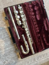 Jupiter flute with straight and curved (swan neck) head joints