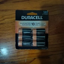 Duracell Lithium 123 3V Battery, 6CT
