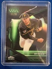 2026 Topps Chrome Black Paul Skenes Green Refractor /99 #35 Pirates