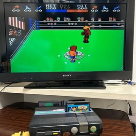 SHARP Twin Famicom Console System AN-505BK Black [Maintained Belt Replaced]