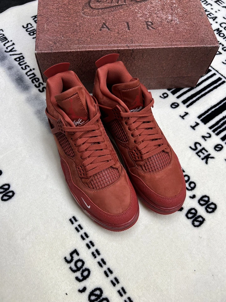 ✅Size 9.5 - Nigel Sylvester x Air Jordan 4 Retro OG SP Brick By Brick✅ Tried On - Image 4 of 4