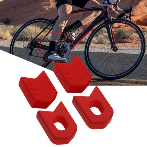 1 Paar Fahrradkurbel Schutz universell passend Silikon schwarz rot blau grün - Bild 12 von 29