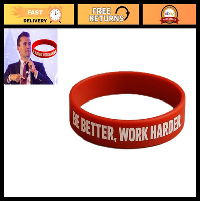 10 Pack Freedom Memorial Silicone Wristbands - Be Better Work Harder Bracelets f