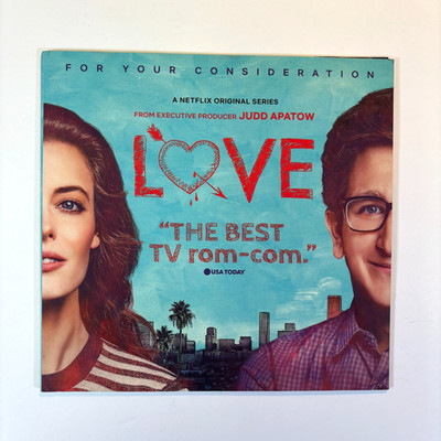 LOVE Emmy FYC NETFLIX DVD 4 Episodes From Season 3 2017 Gillian Jacobs  APATOW