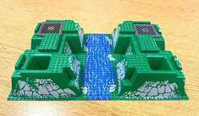 LEGO Adventurers Baseplate 30271 Amazon Ancient Ruins 5986 Platform 1c28