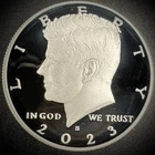 2023-S 99.9% SILVER GEM PROOF Kennedy Half Dollar 50C .999 Fine DEEP ULTRA CAMEO