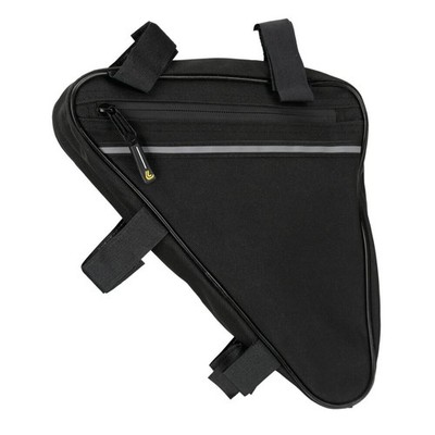 FAHRRAD RAHMEN TASCHE FAHRRAD REISSVERSCHLUSS WASSERDICHT DREIECKIG SCHWARZ