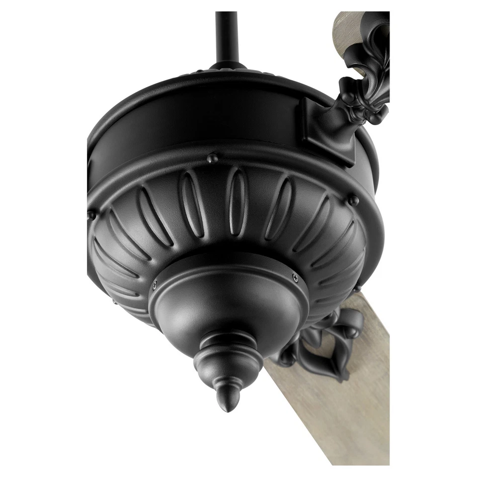 Textured Black 60"Ceiling Fan from the Brewster Collection - Image 3 of 4