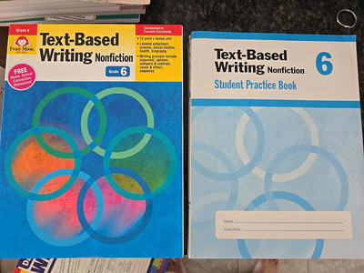 Text-Based-Writing Ser.: Text Based Writing Nonfiction, Grade 6 by Evan-Moor...