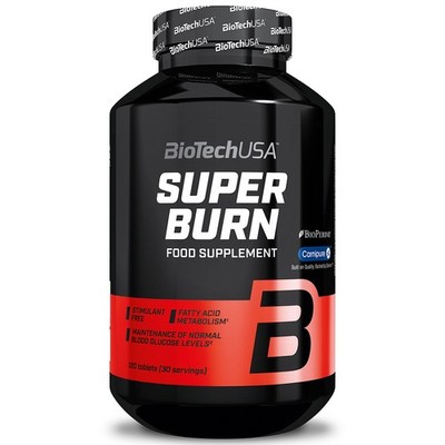 SUPER BURN - 120 Tabletten - Fatburner, Gewichtsverlust, Schlankheitspillen