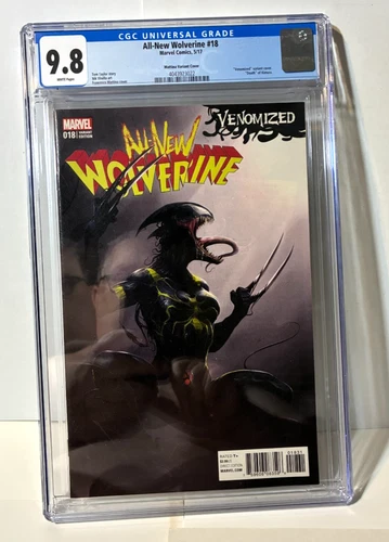 2017 ALL NEW WOLVERINE # 18 w/ Insane Variant cover CGC graded 9.8