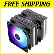 6 Heat Pipes Cpu cooler with Dual TL-C12C-S Fan