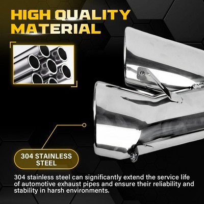 Exhaust Tip For 18-22 Honda Accord Sport Touring Akasaka Quad Tip
