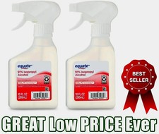 Isopropyl Alcohol First Aid Antiseptic Equate 91 , 10 fl oz 2 PACK 