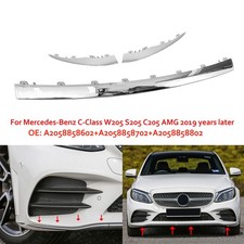 Zierleiste Spoilerlippe abj. 2019 Für Mercedes Benz C-Klasse W205 S205 C205 AMG