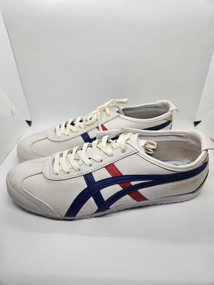 Onitsuka Tiger Mexico 66 Shoes WHITE/Dark BLUE New UNISEX from Japan