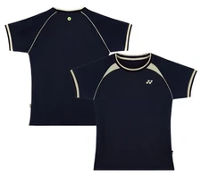 YONEX 25F/W Women's Tennis T-Shirts Sports Training Top Midnight Navy 255TS022F