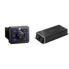 Kicker 51KBTR Powersport Bluetooth Receiver w/ 51KPX5001 Amplifier