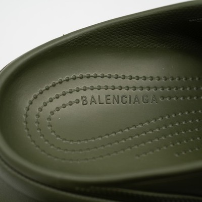 size 44 - Balenciaga Crocs Mule Green Khaki Rubber Slide  display picture 2