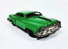 Vintage 1950's Japan Tin Litho Friction Cadillac Sedan Toy Car Works 5.5"