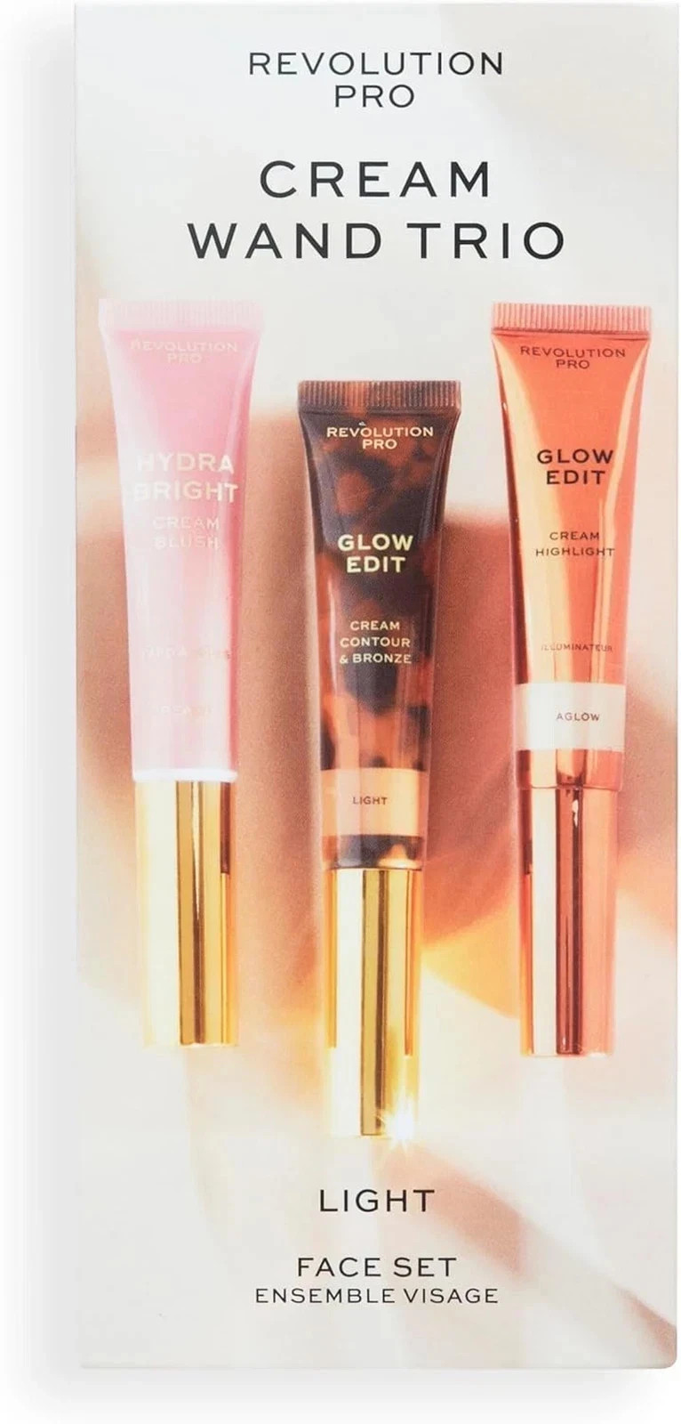 Revolution Pro Cream Face Wand Trio Cream Contour Blush & Highlighter Makeup S - Image 2