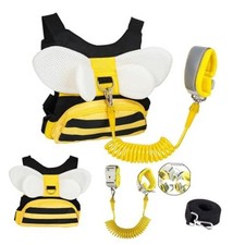 Toddler Harness with Anti Lost Wrist Link - 3-in Anti Lost Harness with Pocket