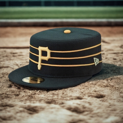 【デッドストック】MLB PITTSBURGH PIRATES PILLBOX Pittsburgh Pirates New Era Fitted Hat MLB Authentic Pillbox Stripe