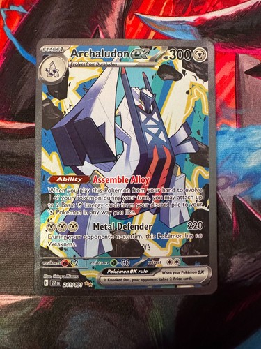 Archaludon ex 241/191 - Surging Sparks Special Illustration Rare SIR Pokemon - Picture 1 of 2