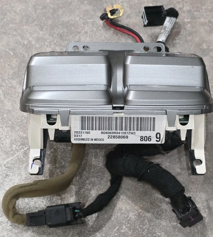 2010-2015 Chevrolet Camaro Center Console Gauges OEM 22858069 Imperial Foto 4 de 4