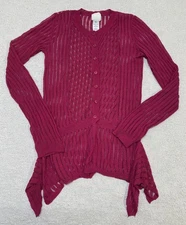 Anna Sui Sweater Women’s Small Button Up Woven