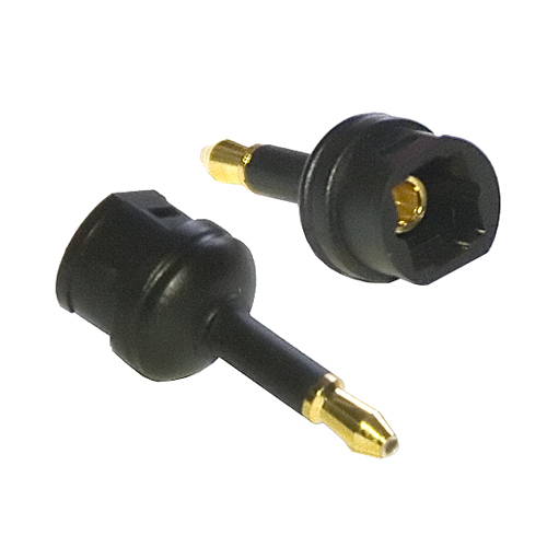 3.5mm Digital Plug to Toslink SPDIF Socket Optical Female Adaptor Converter