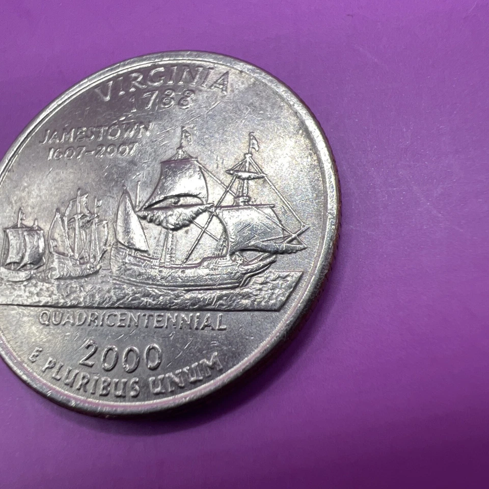 Rare 2000 Virginia Quarter (P) - Image 2 of 4