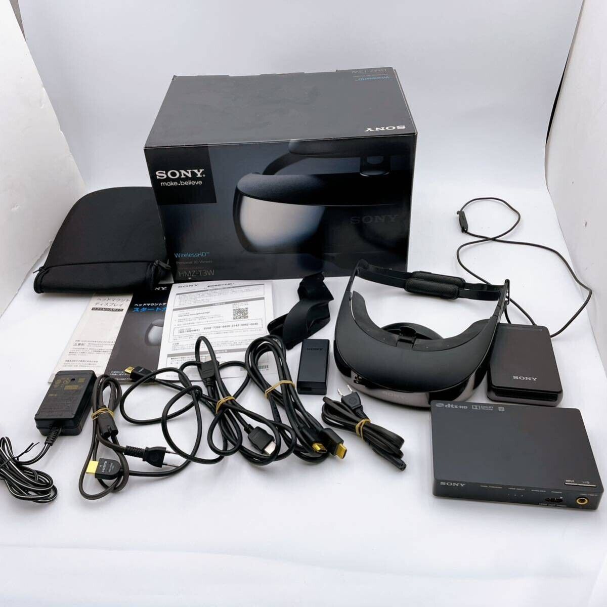 Sony HMZ-T3W Personal 3D Viewer Wireless Head Mounted Display Box