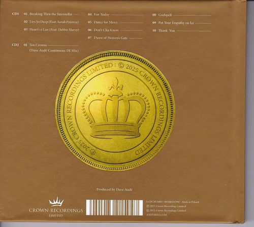 Andy Bell - Ten Crowns (2025) 2CD Limited Deluxe Edition Synth-Pop Erasure - Bild 2 von 3