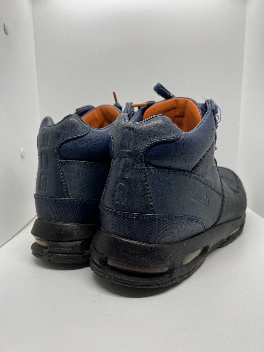Nike Air Max Goadome ACG Navy Blue Mens Leather Boots Sz 13