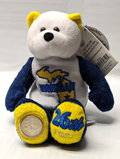 Coin Bear 26 Michigan Collectible Stuffed Plush 9" Bear Limited Treasures