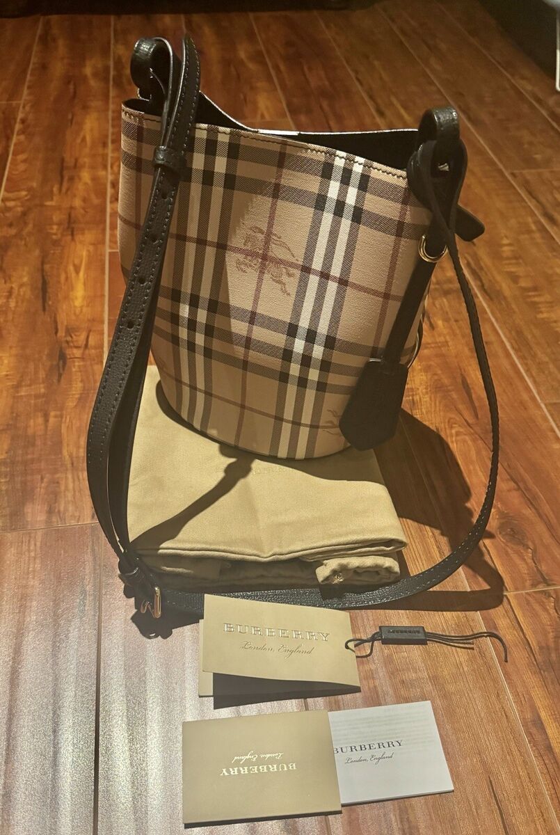 BURBERRY HAYMARKET CHECK LORNE BLACK LEATHER CROSSBODY BURBERRY HAYMARKET CHECK LORNE BLACK LEATHER CROSSBODY