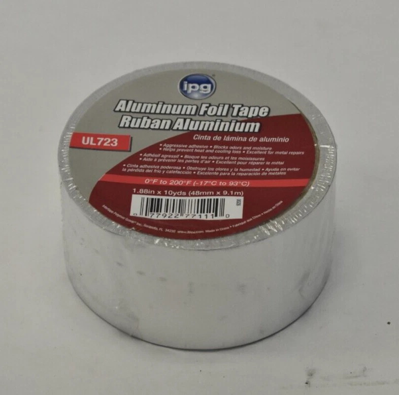 24 Intertape Polymer IPG Aluminum Foil Tape UL723 1.88" x 10 Yards 9200 Adhesive — 第 2/4 张图片