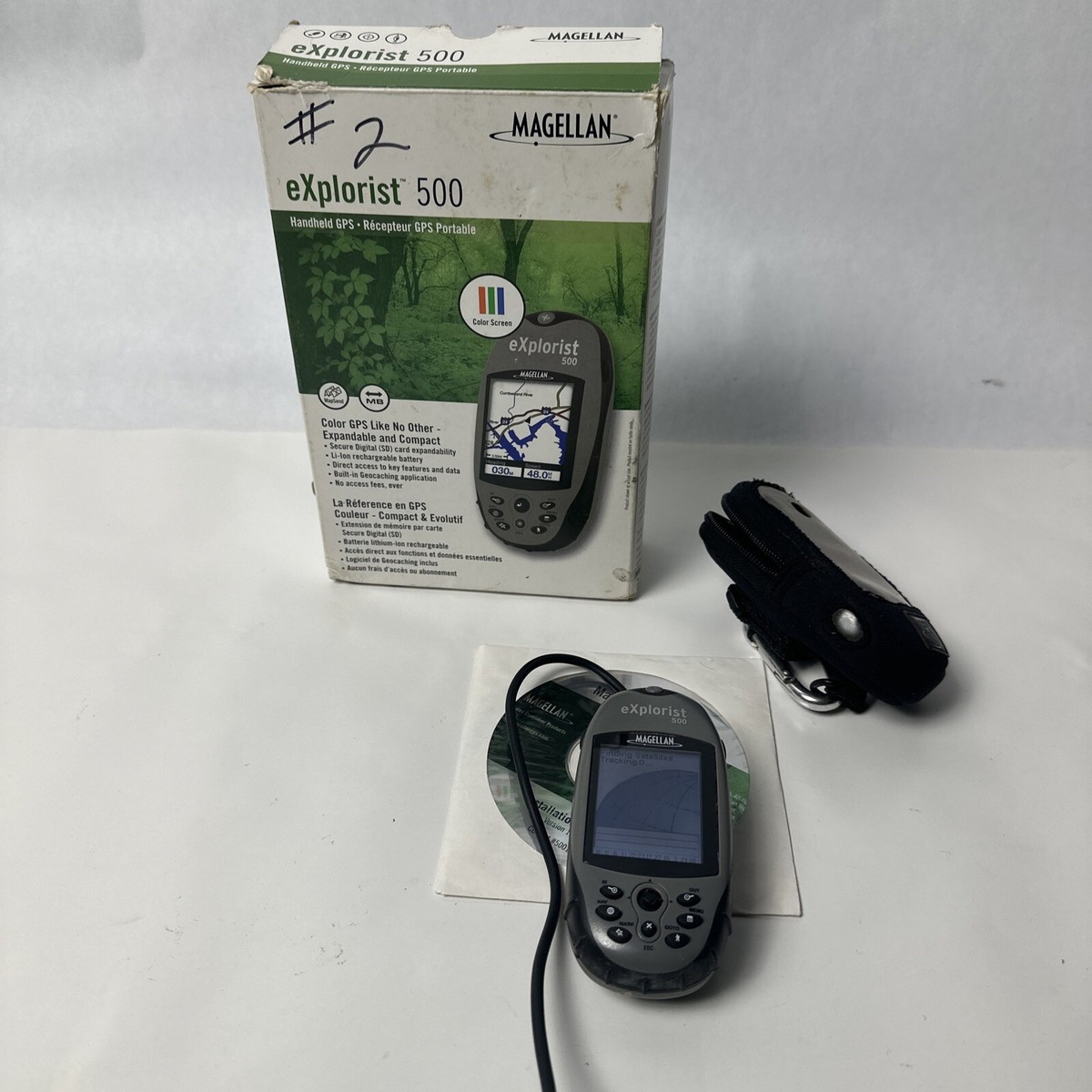 Magellan eXplorist 500LE Handheld GPS Portable Geocaching Hiking