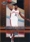 2003-04 Upper Deck Rookie Exclusives #1 - Star Rookie LeBron James RC