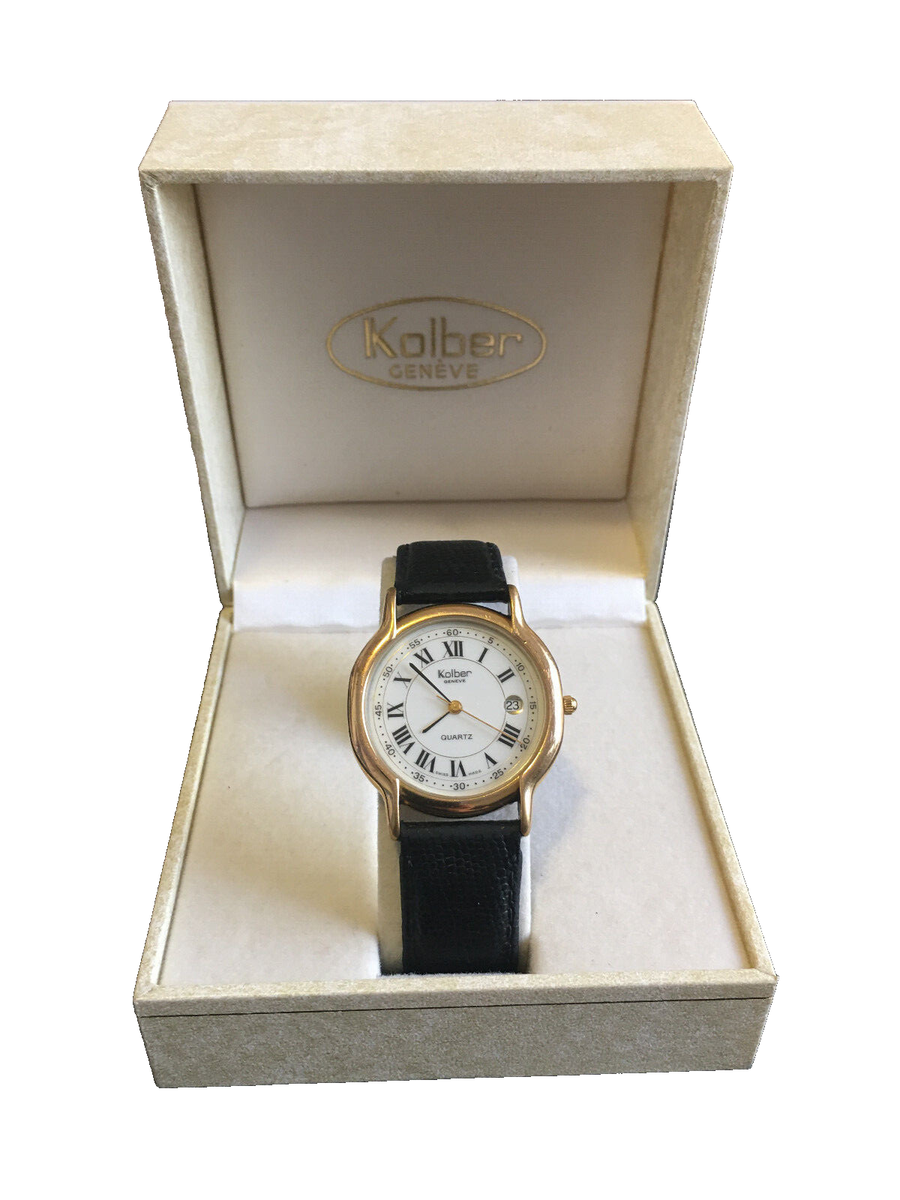 Kolber Geneve Classic P5-K8099 Mens Wristwatch - 18K Gold