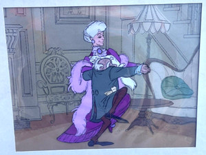 Disney The Aristocats Original Handpainted Production Animation Cel Drawing 1970