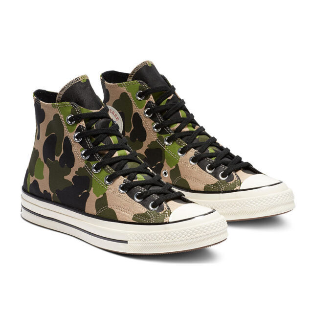 converse high tops camouflage