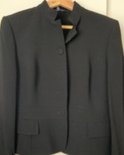 Bnwt Jasper Conran Women Jacket Wool Mix Black Size 12 Rrp £99